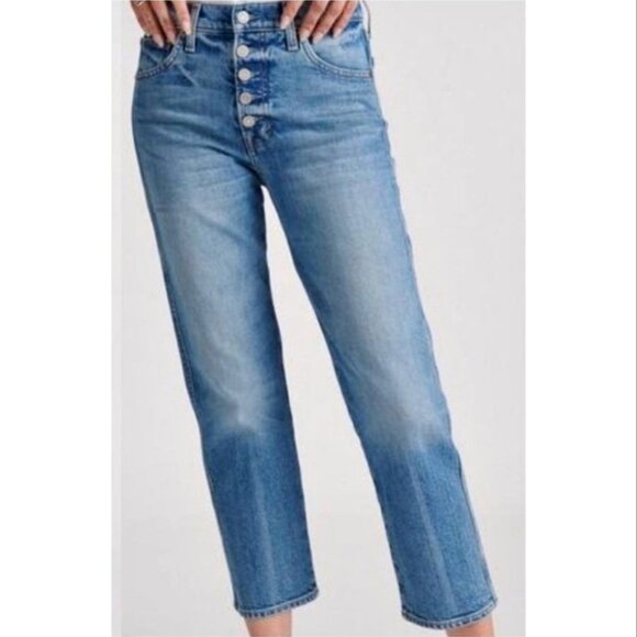 🎄NWOT Lucky Brand Candiani‎ Authentic Straight Crop Jeans Size 2/26 - Picture 1 of 13